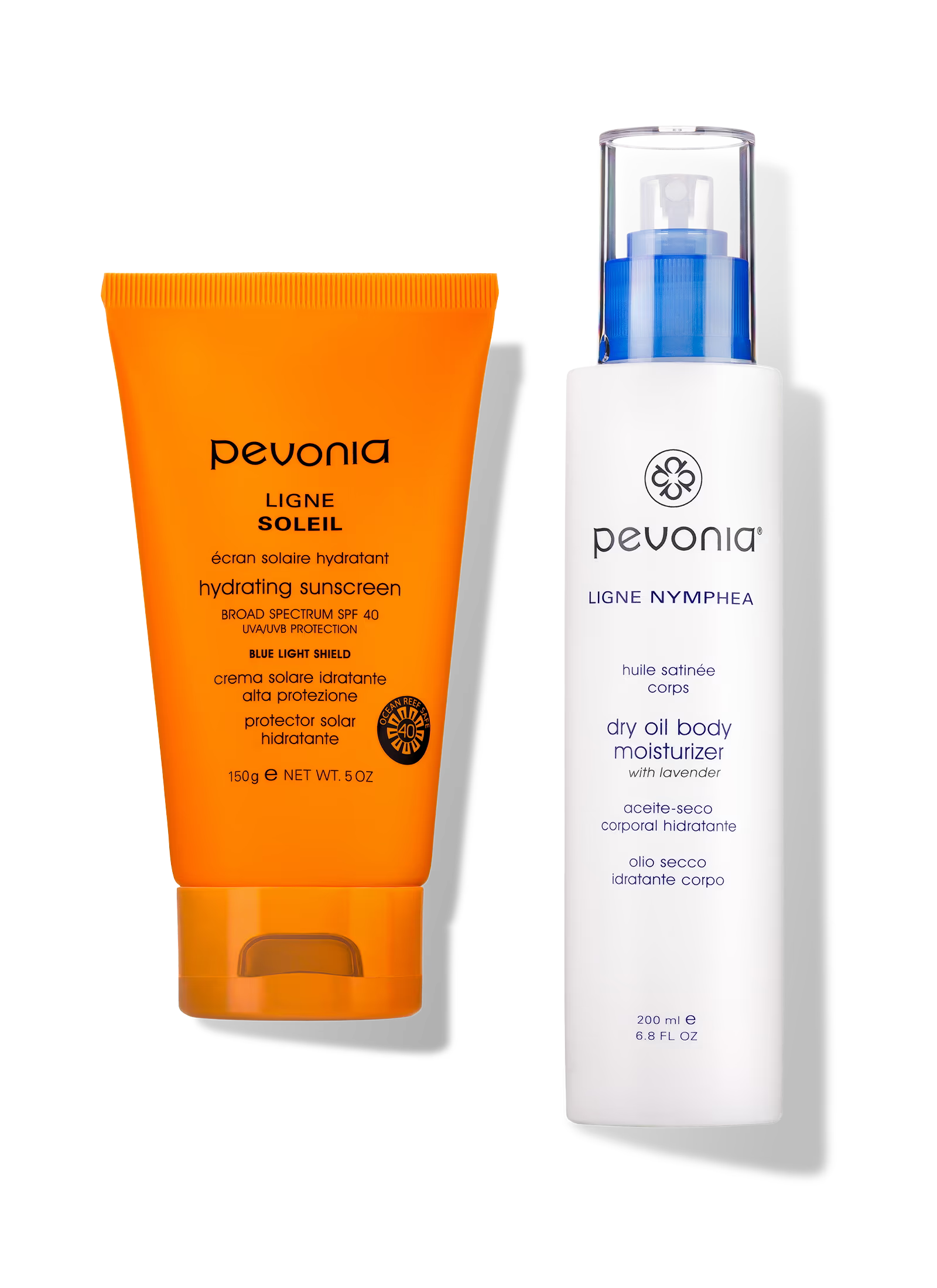 Hydrating Sunscreen SPF40 & Dry Oil Body Moisturiser Duo