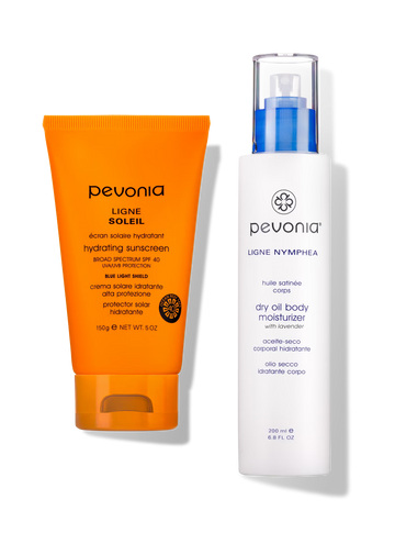 Hydrating Sunscreen SPF40 & Dry Oil Body Moisturiser Duo