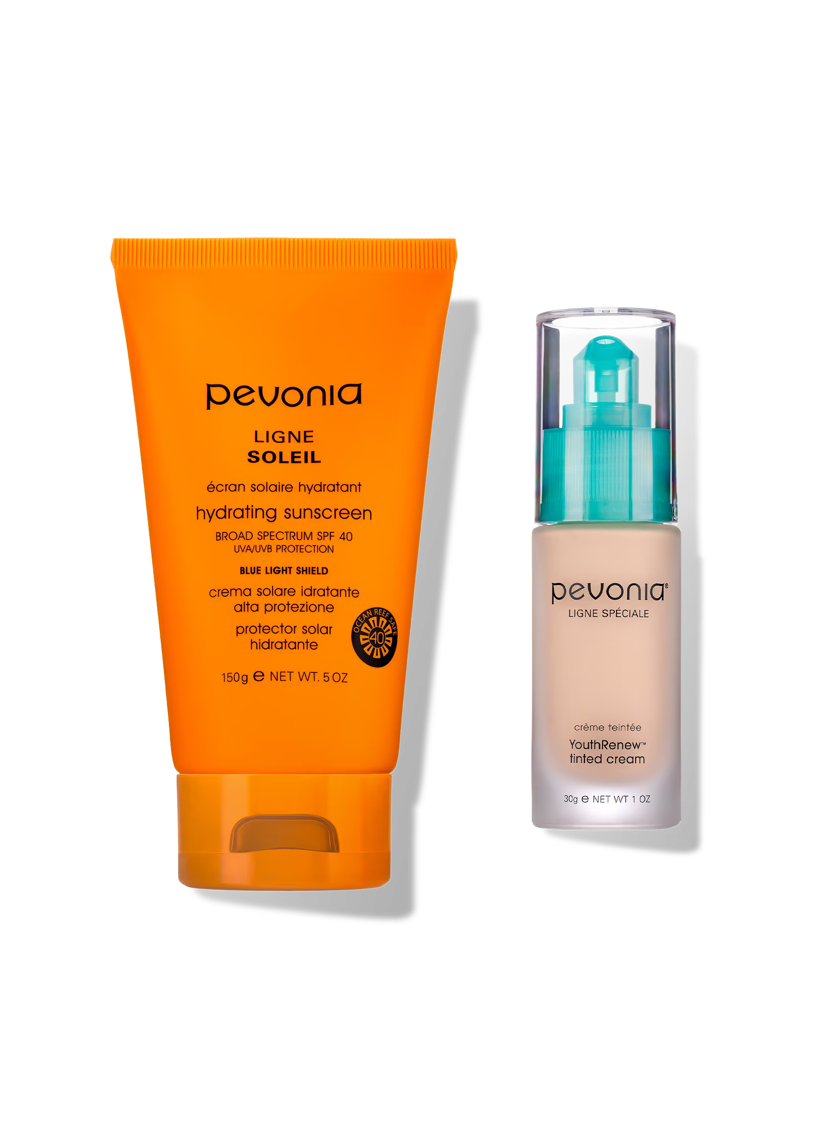Hydrating Sunscreen SPF40 & YouthRenew Tinted Cream SPF30 Duo
