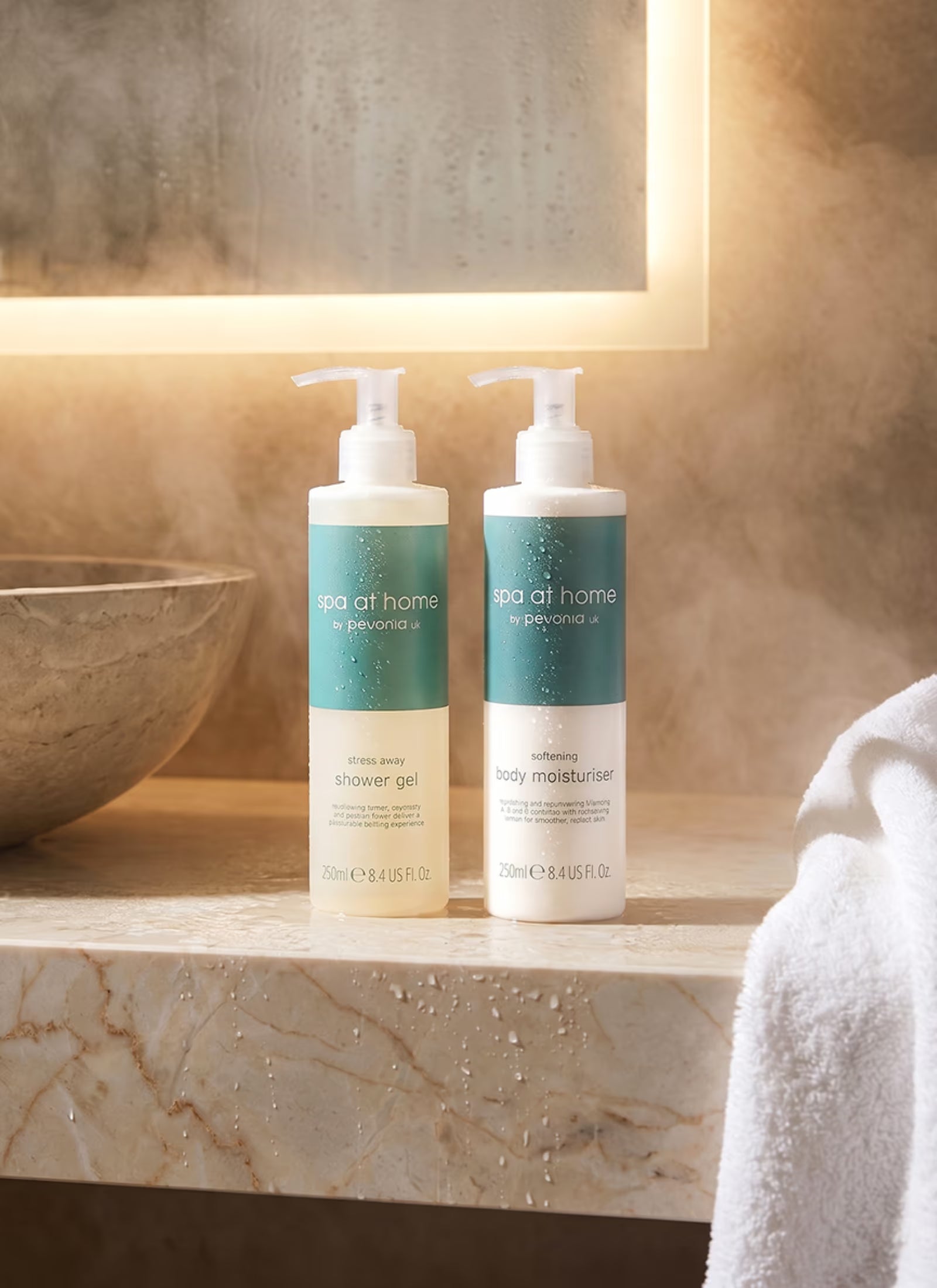 Spa At Home Shower Gel & Body Moisturiser Duo